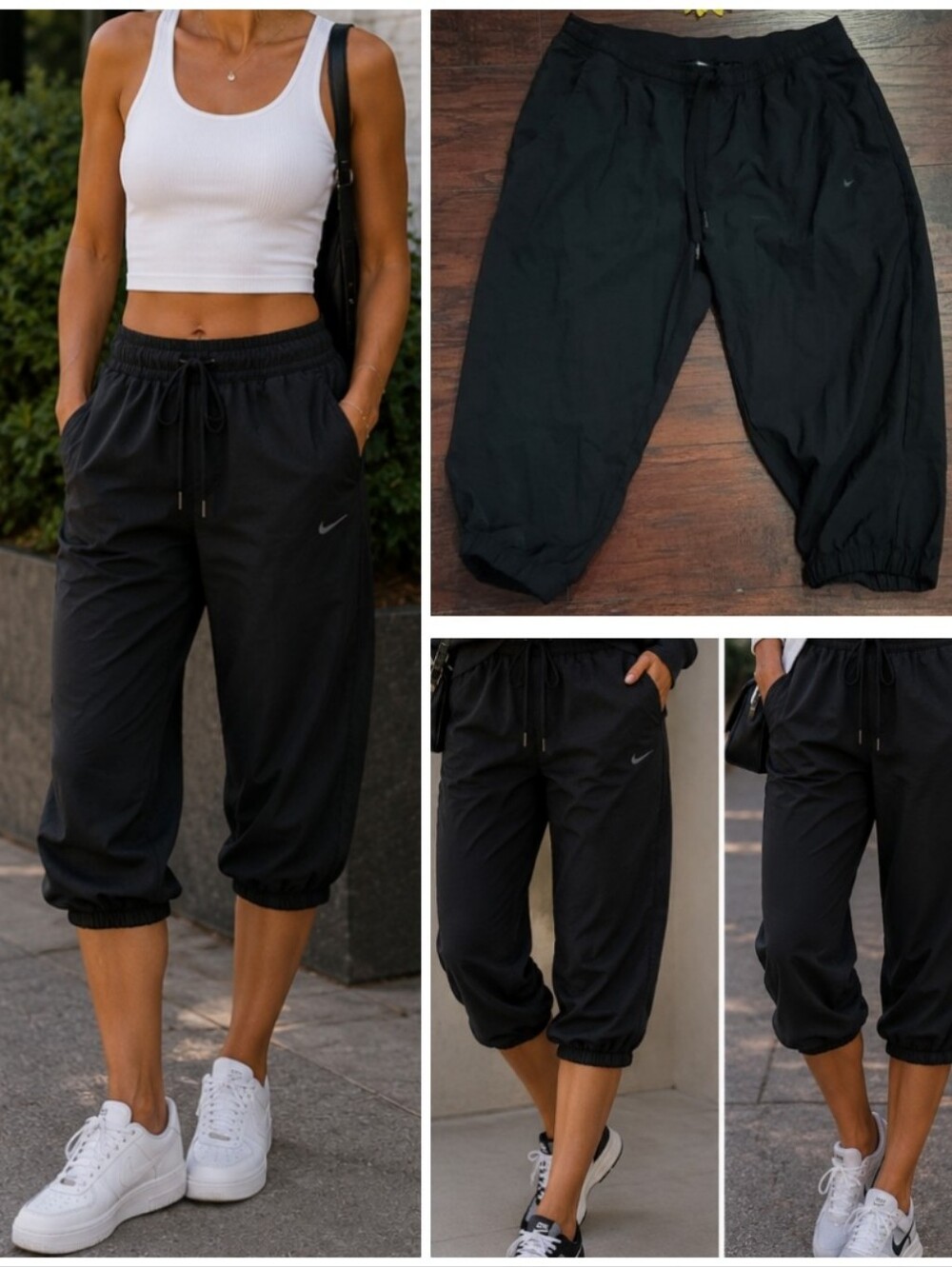 NIKE DRY-FIT Black Cropped Athletic Capris 🖤🖤
